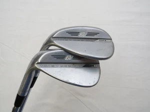 Used LH Titleist Vokey SM8 52.08* 56.10* Wedge Set Titleist 105T Regular Steel - Picture 1 of 5
