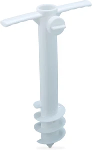 Puntale Reggi Ombrellone E Stendini, Trivella a Vite, Infilare E Avvitare, Aste  - Foto 1 di 12