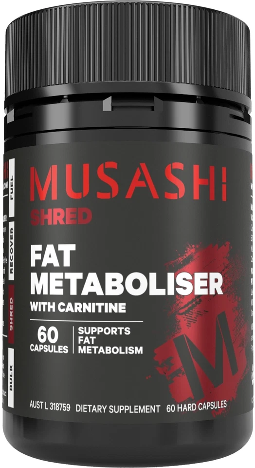 Musashi Fat Metaboliser with Carnitine 60 Caps - Image 1 of 1