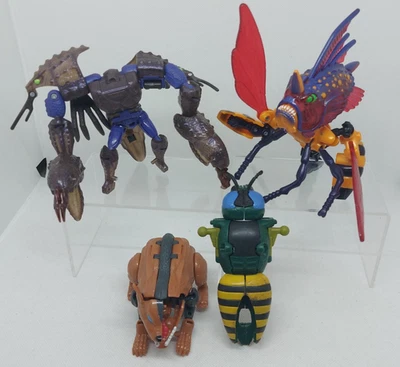 Vintage 90s Hasbro BEAST WARS Spares Parts Bundle Waspinator Snarl Sea Clamp - Image 1 of 4
