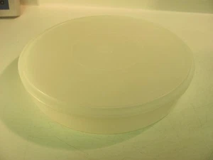 Vintage Tupperware 12” Round Pie Cupcake Cookie Container 242 & Lid 224 - Picture 1 of 8