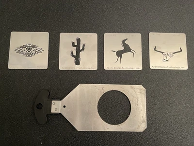 Soporte Gobo Appolo, tipo sándwich, (4) GOBOS temático suroeste Foto 1 de 3