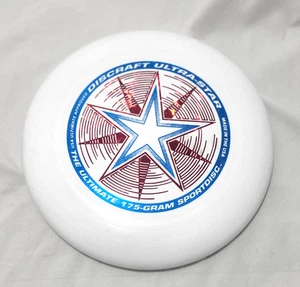 Discraft Ultra-Star 175G Ultimate Sportdisc White - Disc Golf Frolf - Picture 1 of 6