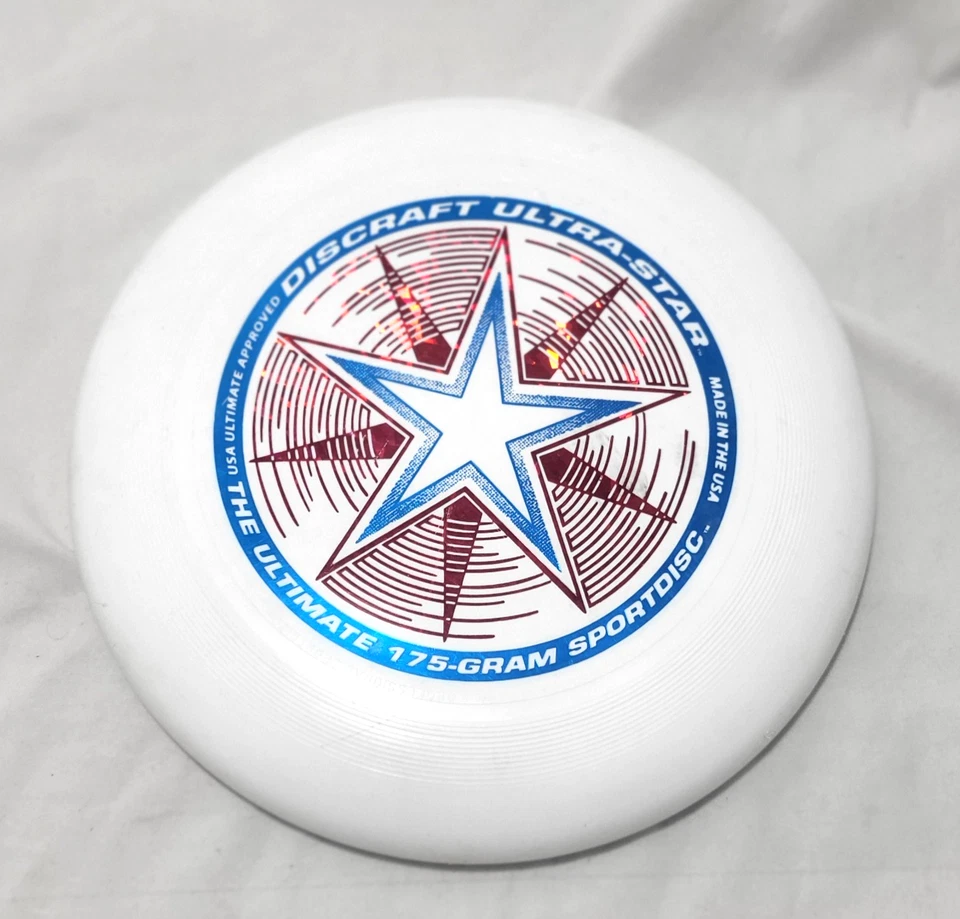 Discraft Ultra-Star 175G Ultimate Sportdisc White - Disc Golf Frolf - Image 1 of 4