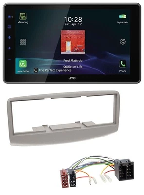 JVC DAB MP3 Bluetooth USB Autoradio für Fiat Multipla 186 1999-2010 grau - Bild 1 von 4