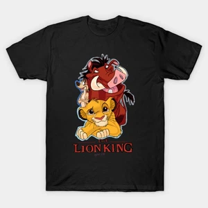 Disney Lustiges T-Shirt Der König der Löwen Sonnenaufgang, Sonnenuntergang Herren Damen Unisex - Bild 1 von 4