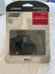 Kingston 240GB SSD A400 - Solid State Hard Drive - 2.5 Inch SATA 3.0 - Afbeelding 1 van 2