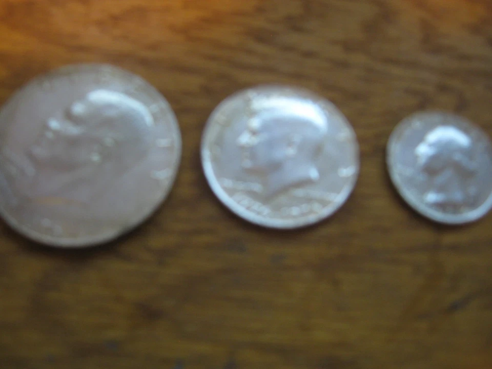  1776-1976 EISENHOWER DOLLAR-KENNEDY HALF -QUARTER - Image 1 of 1