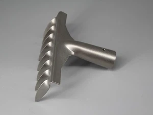 100% Titanium Small Rake 6 in Lifetime Lasting Lightweight Durable - Bild 1 von 5