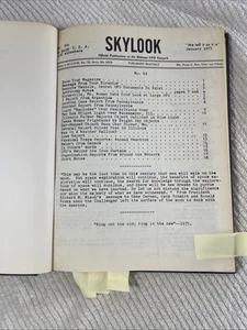 1973 SKYLOOK UFO MONTHLY VINTAGE ISSUES MUFON Complete Hardcover - Imagen 1 de 11