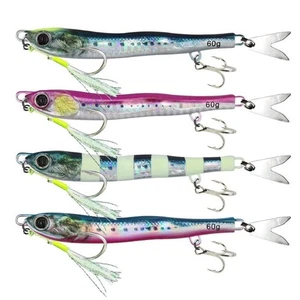 Speed Falling Glow Jig 3D Print Hard Bait Metal Jig Jig Lure Pesca Fishing - Picture 1 of 14