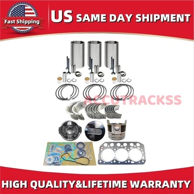 Kit de reconstrucción de revisión S3L S3L2 para motor Mitsubishi H22A H24A H26C H36C H36CR Foto 1 de 4