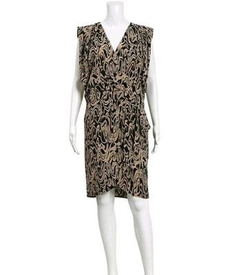 Sass & Bide Women's Dress Black Gold The Freedom Rule NEW Size 6 Mini RRP $450 - Image 1 of 4