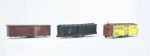 HOn3 3 Wood Box Car / Stock Car Bodies for Parts or Repair - Picture 1 of 5