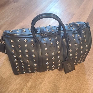 MCM Ottomar 55 Studded Limited Weekender Luxury Designer Travel Bag - Picture 1 of 16