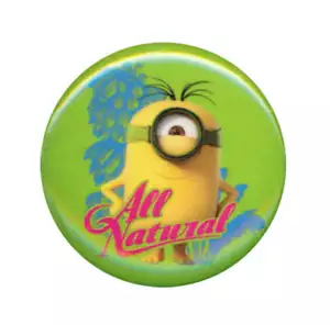 Despicable Me Minions All Natural 1.25 Inch Button - Picture 1 of 1