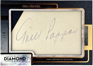 2023 Topps Diamond Icons - Milt Pappas - Cut Autograph 2/3 Orioles - Picture 1 of 2
