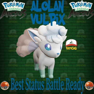 NINTENDO Vulpix Alolan 6iv Best Stats Pokemon Legends Arceus