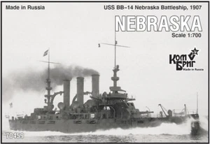 Combrig 1/700 Schlachtschiff USS Nebraska BB-14 1907 Resin Bausatz - Bild 1 von 6