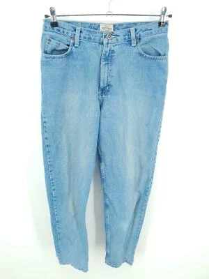 Jeans Sonoma Feminino 10/31 Azul Cintura Alta Ajuste Relaxado Lavagem Reta Leve - Imagem 1 de 4