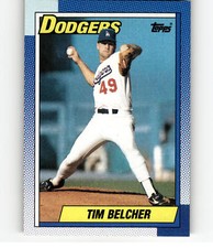 1990 Topps 173 Tim Belcher   Los Angeles Dodgers