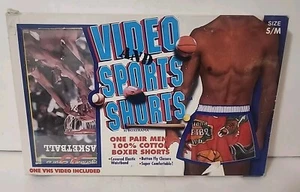 1995 Video Sports Shorts Boxerama Basketball Motiv Boxer Gr. S/M Factory Seal - Bild 1 von 9