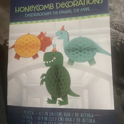 Cute Dinosaur Party Supplies Decorations Bundle - Image 1 of 4