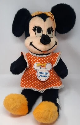 Disney Minnie Mouse Vintage BIG Plush Toy Doll 24"  60s or 70s - Image 1 of 4