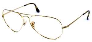 RAY-BAN AVIATOR II RB6489 2500 Gold Eyeglasses Frame 58-14-140 - Picture 1 of 11