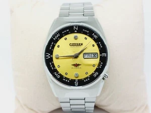 Citizen Automatik Herrenuhr 8200-S83201 Day-Date Japan Made Gebraucht 21 Juwelen - Bild 1 von 6