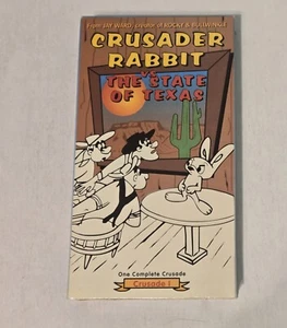 Crusader Rabbit Vs The State Of Texas 1991 Animated VHS - Bild 1 von 6