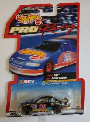 NEW Hot Wheels Team Pro Racing David Green #96 Cat 1/64 scale car - Image 1 of 2