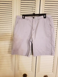 Jachs Khaki Shorts Mens 36 Gray Chino light Wash Golf Casual - Picture 1 of 6