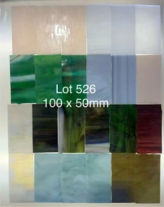 Stained Glass Leadlight Mosaic Hobby Sheets Mixed Colour 24 X 100mm X 50mm - Picture 1 of 2