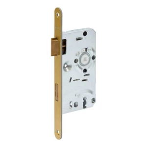 ABUS Buntbart-Einsteckschloss - DIN Links - Gold - Stulpbreite 20 mm - Bild 1 von 2