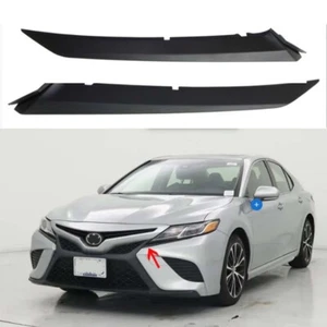 Per Toyota Camry SE/XSE 2018-2021 1 Paio Modanatura Modanatura Guarnizioni Faro Paraurti Anteriore - Foto 1 di 6