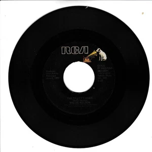 WILLIE NELSON The Party's Over 45 RPM REISSUE - Picture 1 of 2
