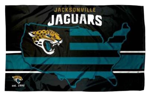 Jacksonville Jaguars USA Flag 3x5 Cover