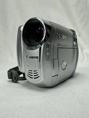 Canon DC210 Camcorder -  Silver blue (Untested) - Image 1 of 4