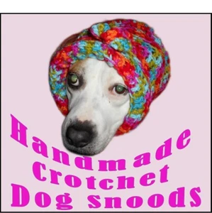 Handmade Crotchet Mult-Color Dog Snoods-Two Sizes Available! - Picture 1 of 3