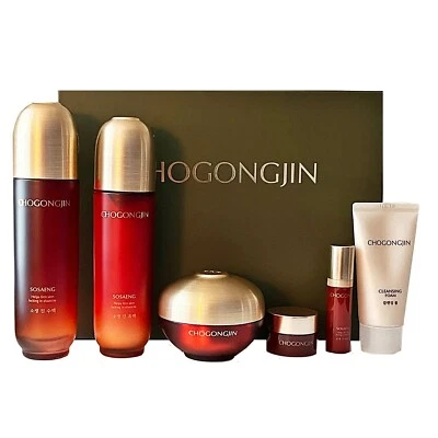 JUEGO DE REGALO DE 3 ARTÍCULOS MISSHA Misa Chogongjin Sosaeng NUEVO Crema Tónico Premium Emulsión Foto 1 de 2