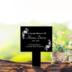 Grave Decoration For Cemetery, Grave Marker Garden, Temporary Grave Marker - Picture 1 of 5