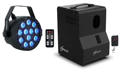 Chauvet DJ Hurricane Bubble Haze LT Bubble/Hazer Machine+Wash Up-Light+Remote - Image 1 of 4