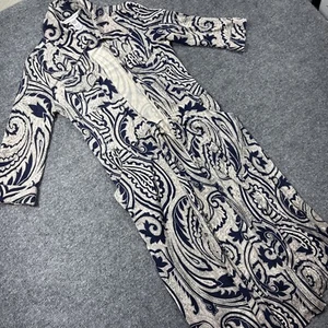 DIANE von FURSTENBERG Wickelkleid Damen 0 Paisley blau 100% Seide Perlmutt - Bild 1 von 10