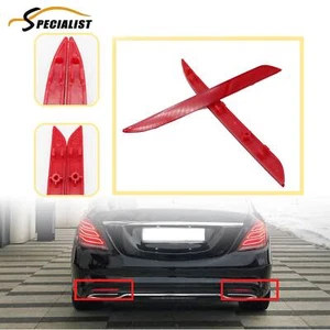 Rear Right & Left Bumper Reflector Light  For Benz W166 W222 S Class GLE Series - Picture 1 of 16