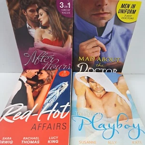 Mills And Boon 3 In 1 Sexy Romance Novel Bundle Bulk Lot 4 X Small Pbk Book PB1Z - Picture 1 of 14