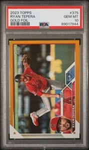 2023 Topps Gold Foil #375 Ryan Tepera Arizona Diamondbacks PSA 10 - Picture 1 of 2