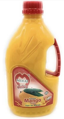 Paquete de 6 bebidas de jugo Meraj Mango Chunsa, (67,62 onzas o 2 litros cada botella) Foto 1 de 4