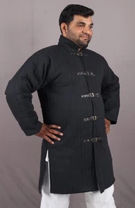 Medieval Gambesón Armadura Renacimiento Disfraz Cosplay Chaqueta para Hombre - Imagen 1 de 14
