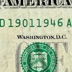 19th January 1946 Dollar 19 Jan 1946 Birthday Anniversary Serial Number READ - Picture 1 of 3